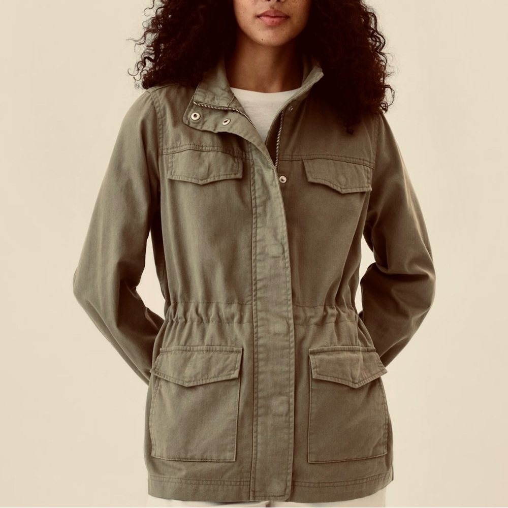 Women's Olive Utility Jacket